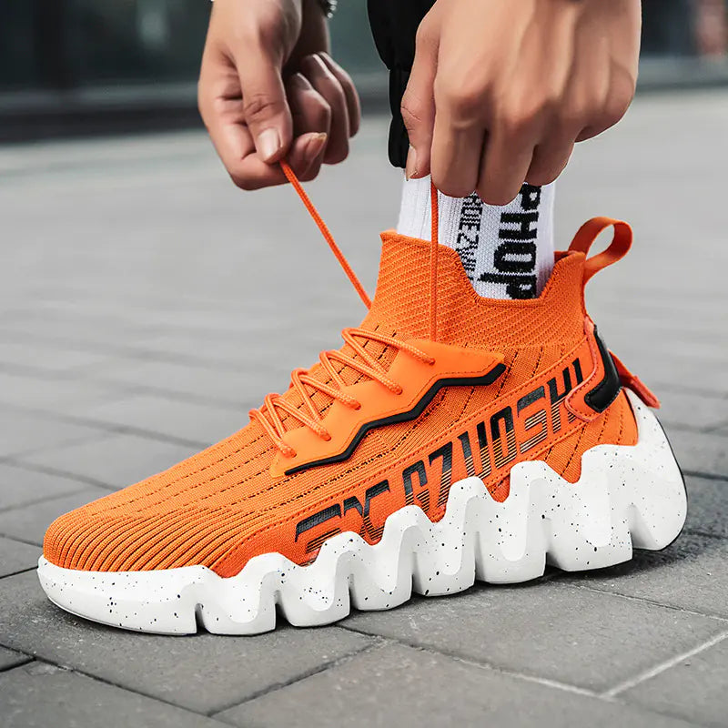 Men's Stylish High-Top Breathable Sock Sneakers