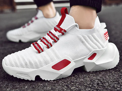 Men's and Women's Breathable Mesh Running Shoes