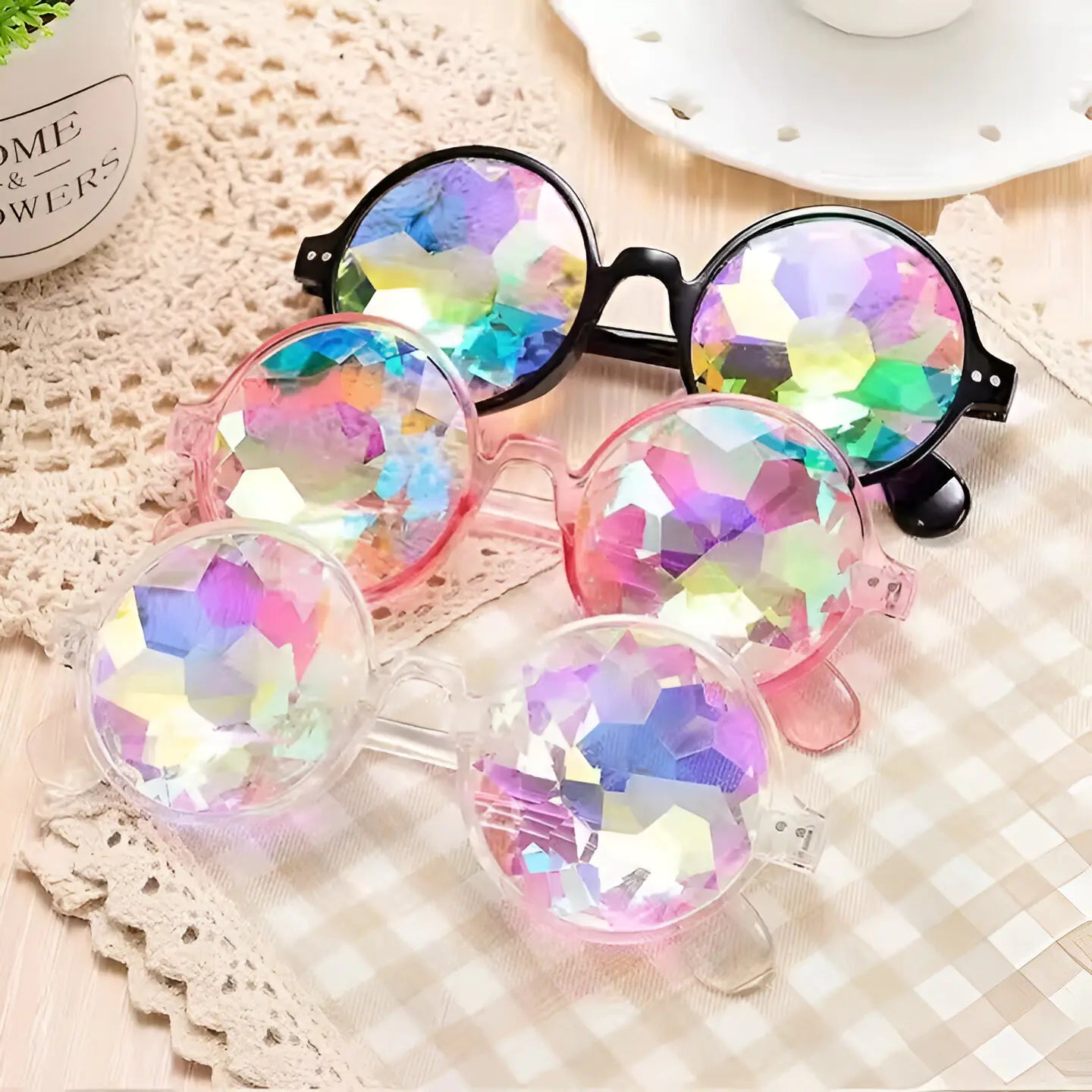 Disco Kaleidoscope Glasses