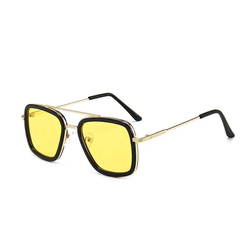 Sun Glasses Steampunk For Kid Boys Metallic Frame Sunglasses Popular Fashionable Sunglasses hip hop Sunglasses For Children