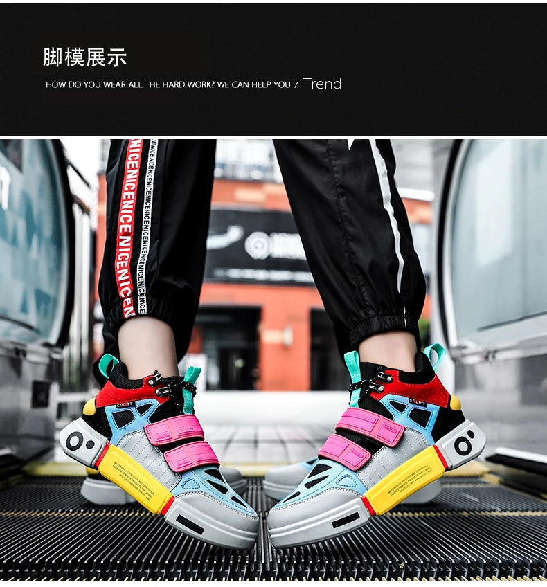 Men Sneakers Outdoor Breathable Thick Sole Running Shoes for Men Sports Shoes Comfortable Couples Sneaker Size 36-45 Zapatillas