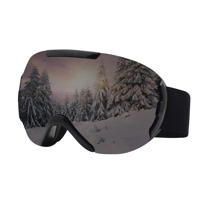 Dual-Layer Anti-Fog Ski Goggles for Men and Women