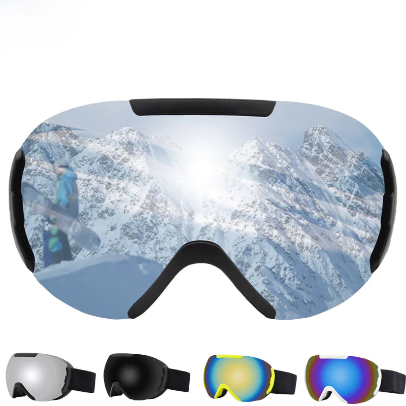 Dual-Layer Anti-Fog Ski Goggles for Men and Women