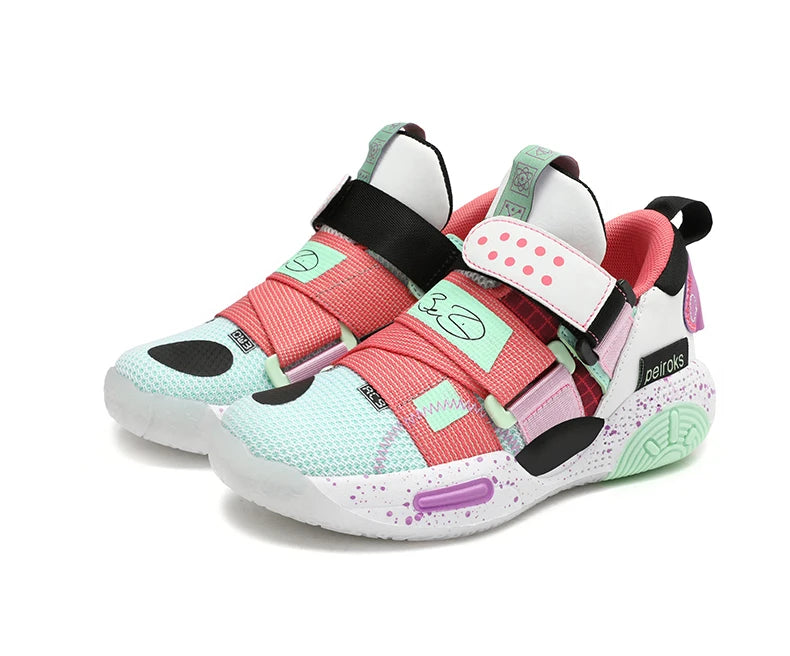 New Brand Children's Basketball Shoes For Boys Girls Non-slip Kids Sport Shoes Lightweight Outdoor Sneakers Trainers Footwear