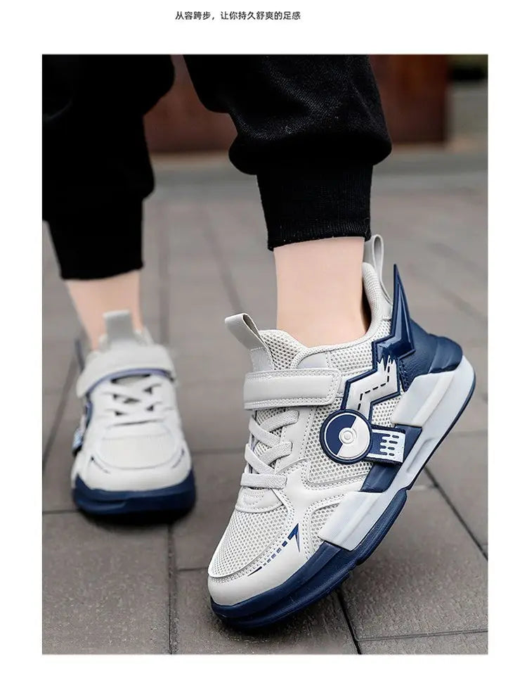 Pokemon Pikachu Children Sports Shoes Spring and autumn Fashion Anime Boy Sneakers Student Breathable Non-slip Running Shoe