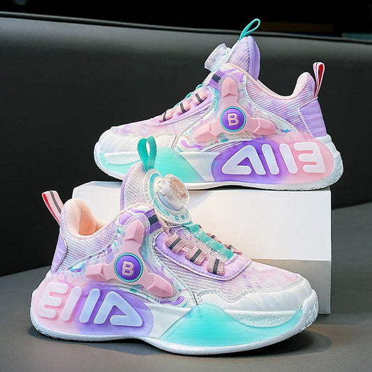 Children's Sports Shoes Flat Outdoor Sports Lightweight Casual Footwear Wear-resistant Comfortable Running Shoes for Kids