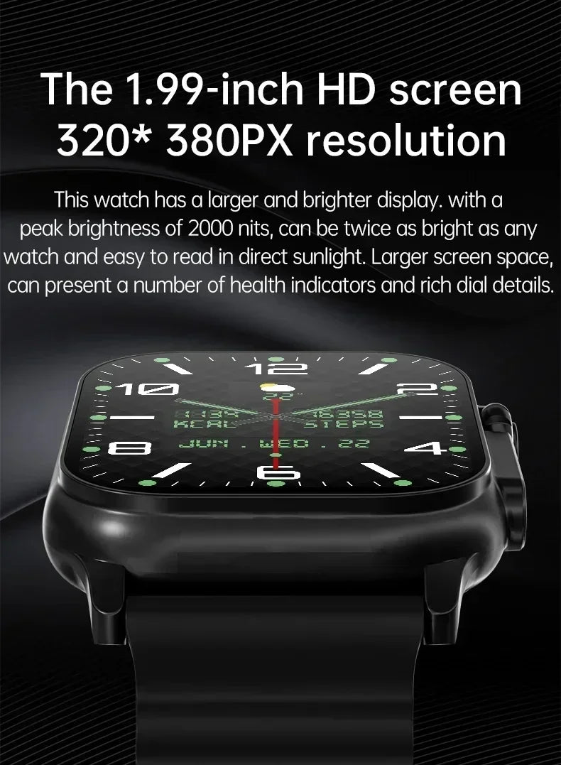 New Watch T800 Ultr 2 Smart Watch Men 49mm NFC Women GPS Track Bluetooth Call BT Music Games Wireless Charging Smartwatch