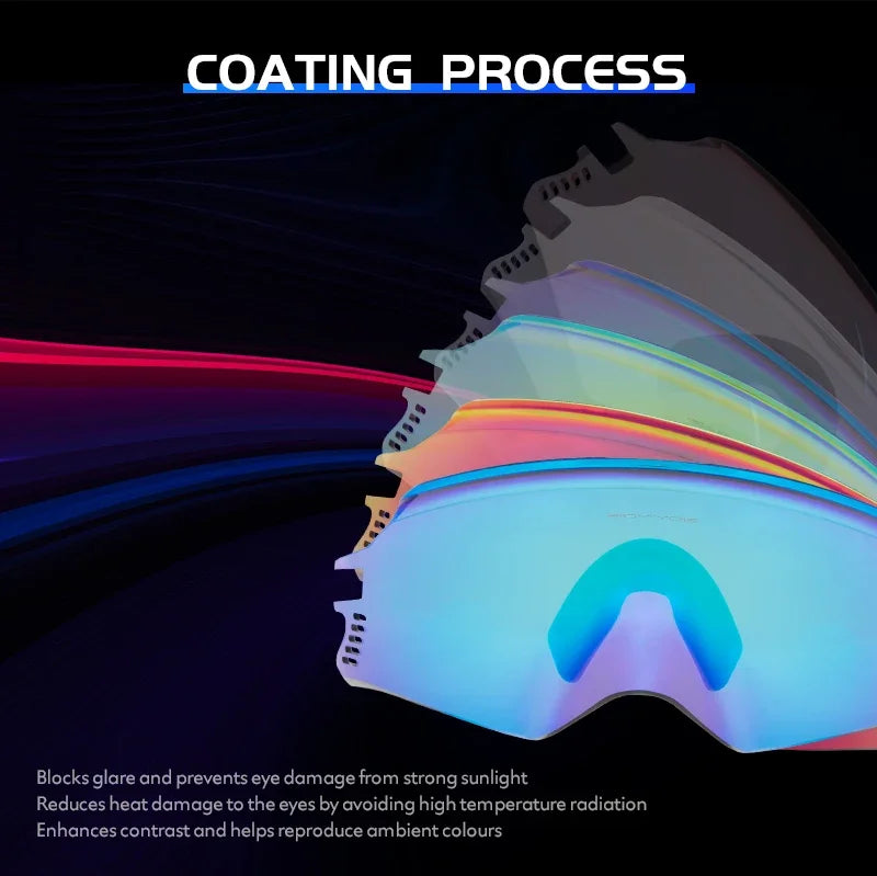 Kapvoe Cycling Sunglasses UV400 Protect Men Bike Sunglasses MTB Eyewear Outdoor Sport Goggles Bike Glasses Oculos De Ciclismo