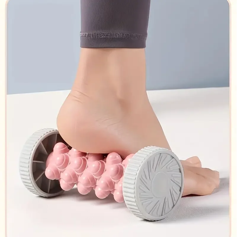 Foot Massager Massage Roller Yoga Massage Ball Plantar Fascia Roller Muscle Relaxation Care Plastic Manual Foot Massager