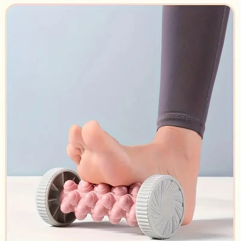 Foot Massager Massage Roller Yoga Massage Ball Plantar Fascia Roller Muscle Relaxation Care Plastic Manual Foot Massager