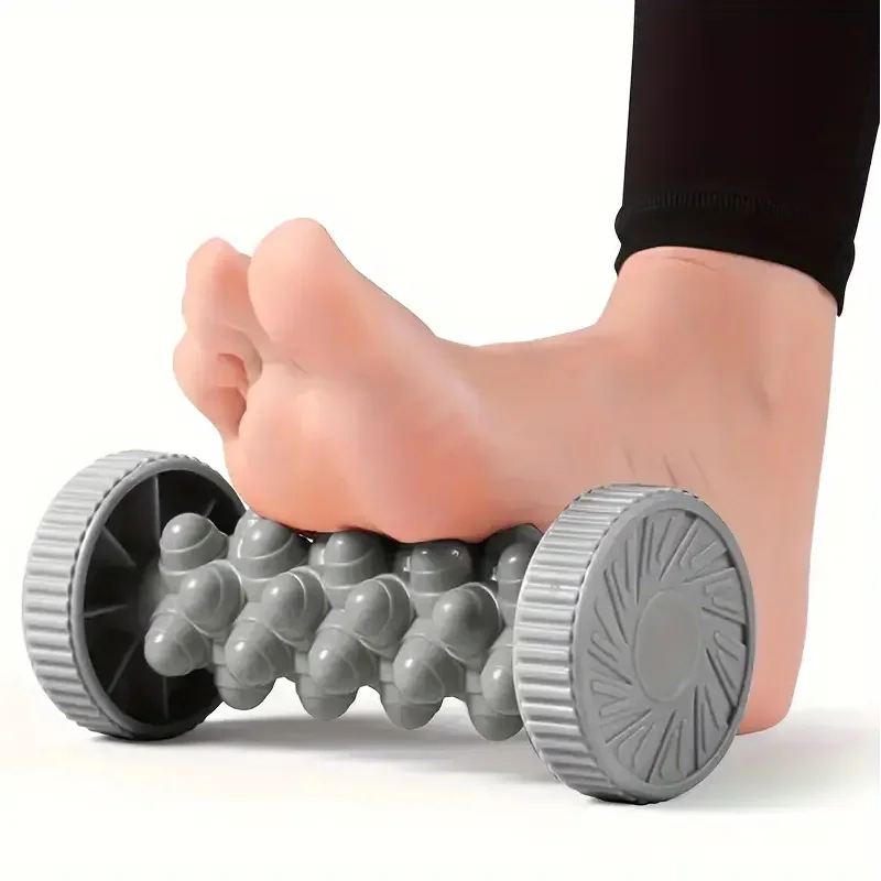 Foot Massager Massage Roller Yoga Massage Ball Plantar Fascia Roller Muscle Relaxation Care Plastic Manual Foot Massager