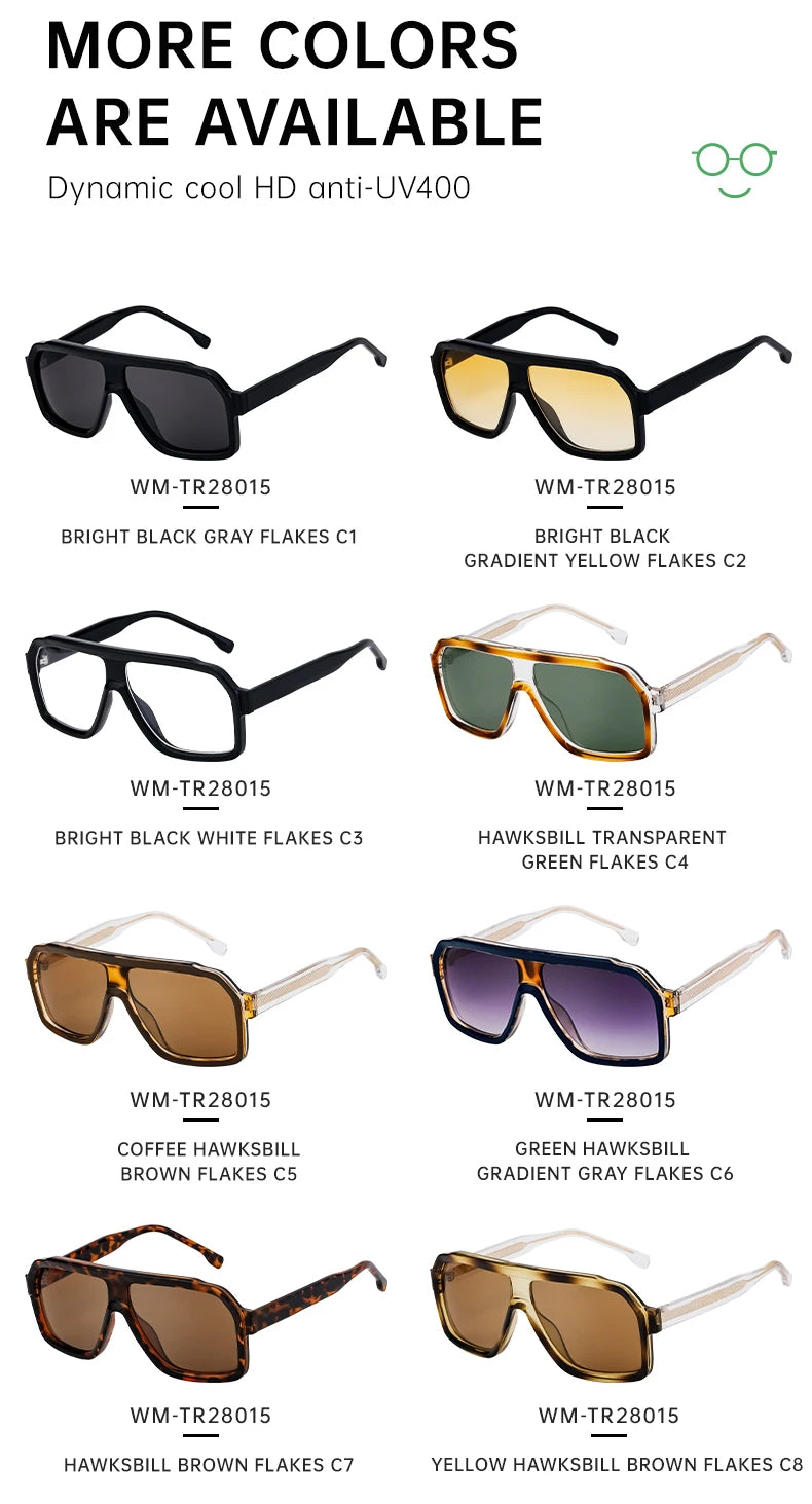 Classic Oversized Square Sunglasses Men 2024 Luxury Brand Trendy Metal Big Frame Goggles Eyewear Stylish Sun Glasses For Ladies