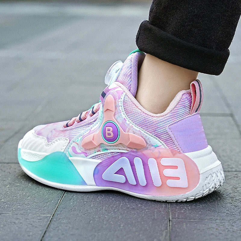 Children's Sports Shoes Flat Outdoor Sports Lightweight Casual Footwear Wear-resistant Comfortable Running Shoes for Kids