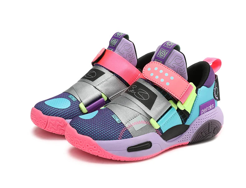 New Brand Children's Basketball Shoes For Boys Girls Non-slip Kids Sport Shoes Lightweight Outdoor Sneakers Trainers Footwear