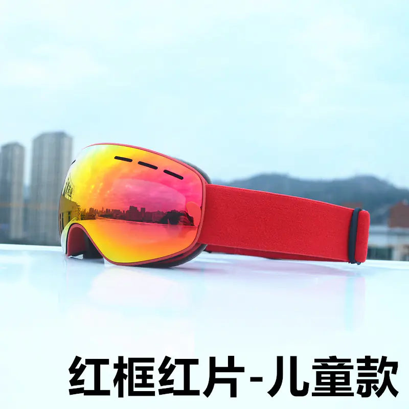 REVO Coated Large Spherical Lens Ski Goggles HX18