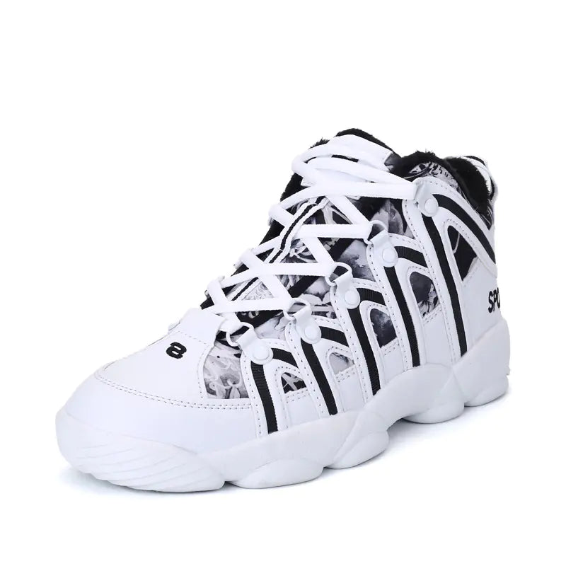 Winter Basketball Sneakers for Couples - Trendy Casual Shoes