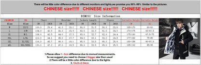 DIMUSI Men's Winter Long Jacket with Classic Fur Lining