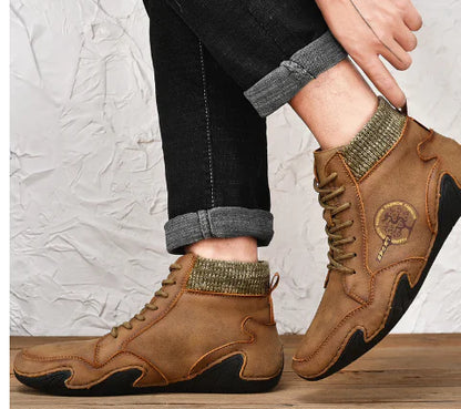 Leather Sports Socks Shoes