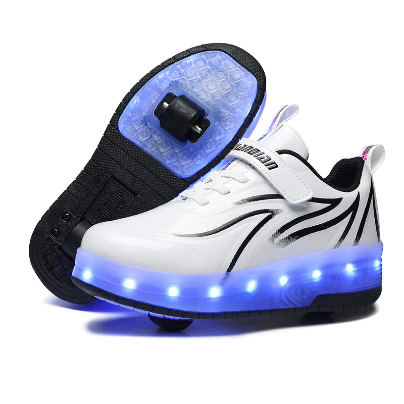 Colorful LED Skating Shoes for Men, Women, and Kids