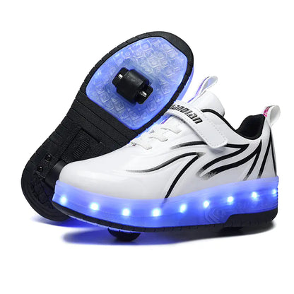 Colorful LED Skating Shoes for Men, Women, and Kids