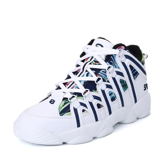 Winter Basketball Sneakers for Couples - Trendy Casual Shoes