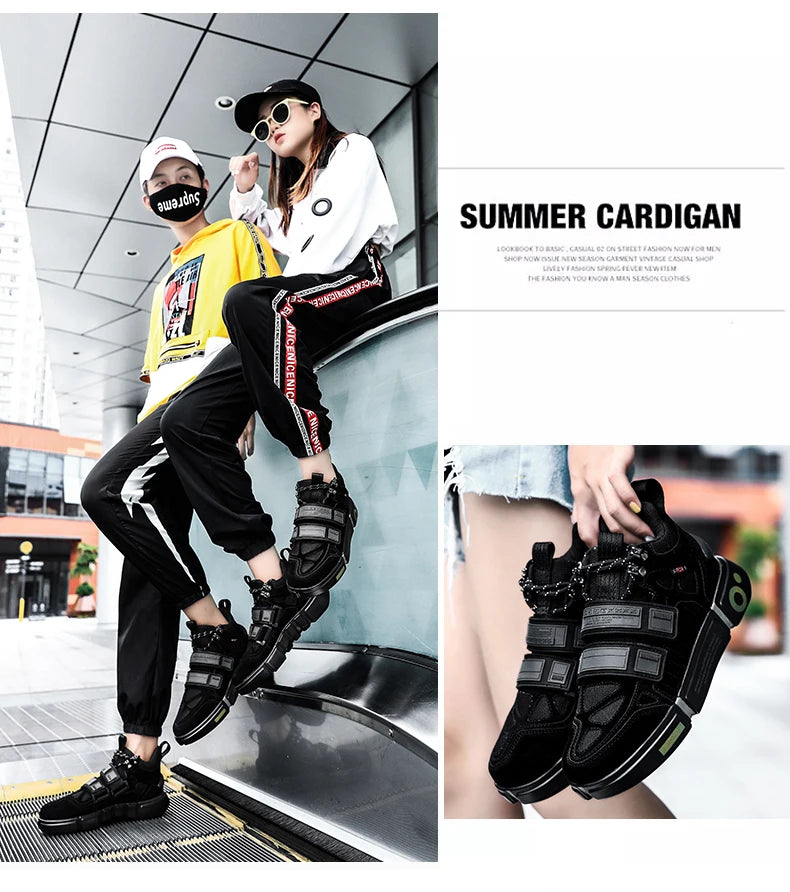 Men Sneakers Outdoor Breathable Thick Sole Running Shoes for Men Sports Shoes Comfortable Couples Sneaker Size 36-45 Zapatillas