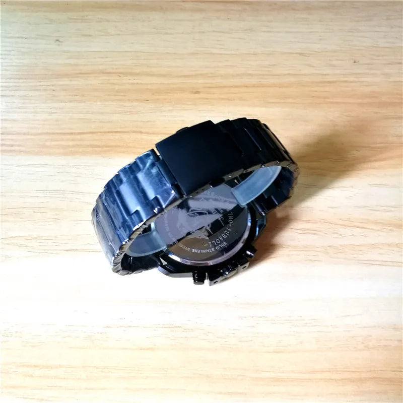 Top Brand Chronograph Watches Men Large Dial Multifunction Military Quartz Business Creative Sports Wristwatch Relogio Masculino