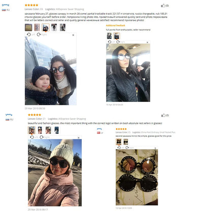 Fashion Unisex Round Retro Sunglasses Women Vintage Glasses Circle Classic Bee Letter Sun Glasses Men Shades Visor Oculos Top