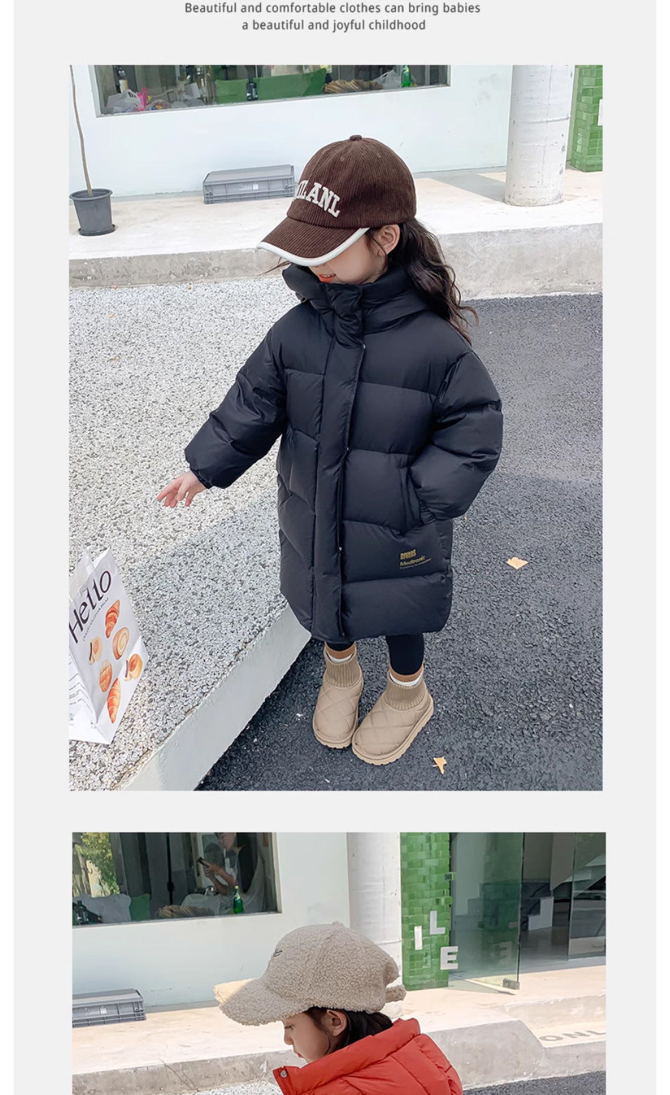 -30℃ Kids Winter Girls Padded Jackets Thick Warm Waterproof Shiny Hooded Coats Children Outerwear Clothes Teen Parka 5-14 Years