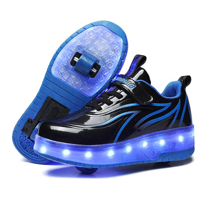 Colorful LED Skating Shoes for Men, Women, and Kids