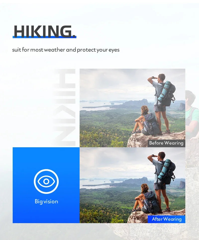 Kapvoe Cycling Sunglasses UV400 Protect Men Bike Sunglasses MTB Eyewear Outdoor Sport Goggles Bike Glasses Oculos De Ciclismo