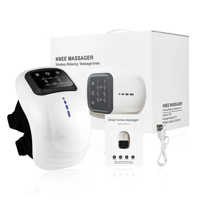 foreverlily Smart Cordless Knee Massager Vibration Air Pressure Knee Relaxing Massage Electric Elbow Shoulder Knee masajeador