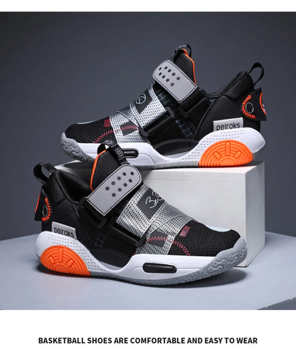 New Brand Children's Basketball Shoes For Boys Girls Non-slip Kids Sport Shoes Lightweight Outdoor Sneakers Trainers Footwear