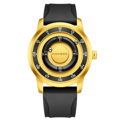 Foxbox 2025 Luxury Watches Men Creative Scrolling Beads Quartz Wristwatches Fashion Waterproof Magnetic Force Mens Watch Reloj