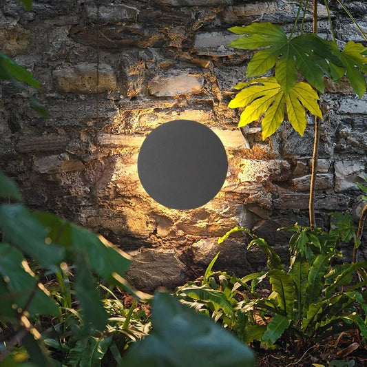 Round Square Modern Wall Lights Garden Porch Ip65 Waterproof Up Down Lighting Outdoor Led Bedroom Lamp Wall Decor