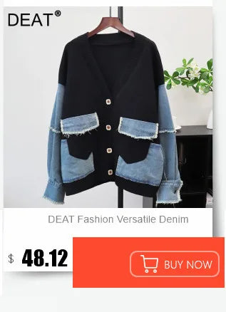 DEAT 2025 Winter New Items Imitation Colorful Long Coat For Women Faux Fur Suit Collar Long Sleeve Trench Jacket Female 11A05577