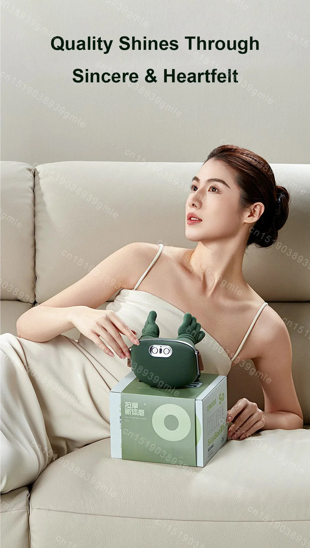 Heated Neck Massager Cervical Spine Massager Electric Kneading Neck Massager Deep Fatigue Relief Relax Muscle Hot Compress