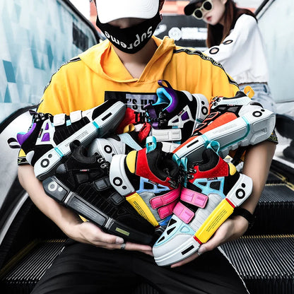 Men Sneakers Outdoor Breathable Thick Sole Running Shoes for Men Sports Shoes Comfortable Couples Sneaker Size 36-45 Zapatillas