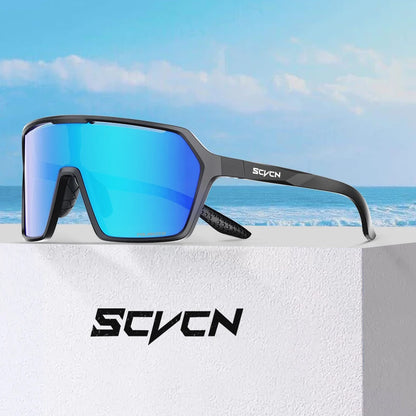 Scvcn Color Photochromic Sunglasses Cycling Glasses Sports for Men Mountain Bike Road Bicycle Fashion Eyewear Goggles UV400 MTB