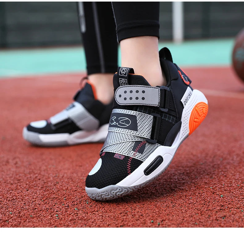 New Brand Children's Basketball Shoes For Boys Girls Non-slip Kids Sport Shoes Lightweight Outdoor Sneakers Trainers Footwear
