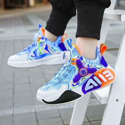 Children's Sports Shoes Flat Outdoor Sports Lightweight Casual Footwear Wear-resistant Comfortable Running Shoes for Kids