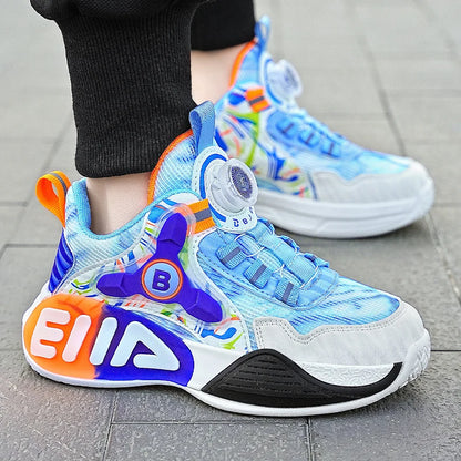 Children's Sports Shoes Flat Outdoor Sports Lightweight Casual Footwear Wear-resistant Comfortable Running Shoes for Kids