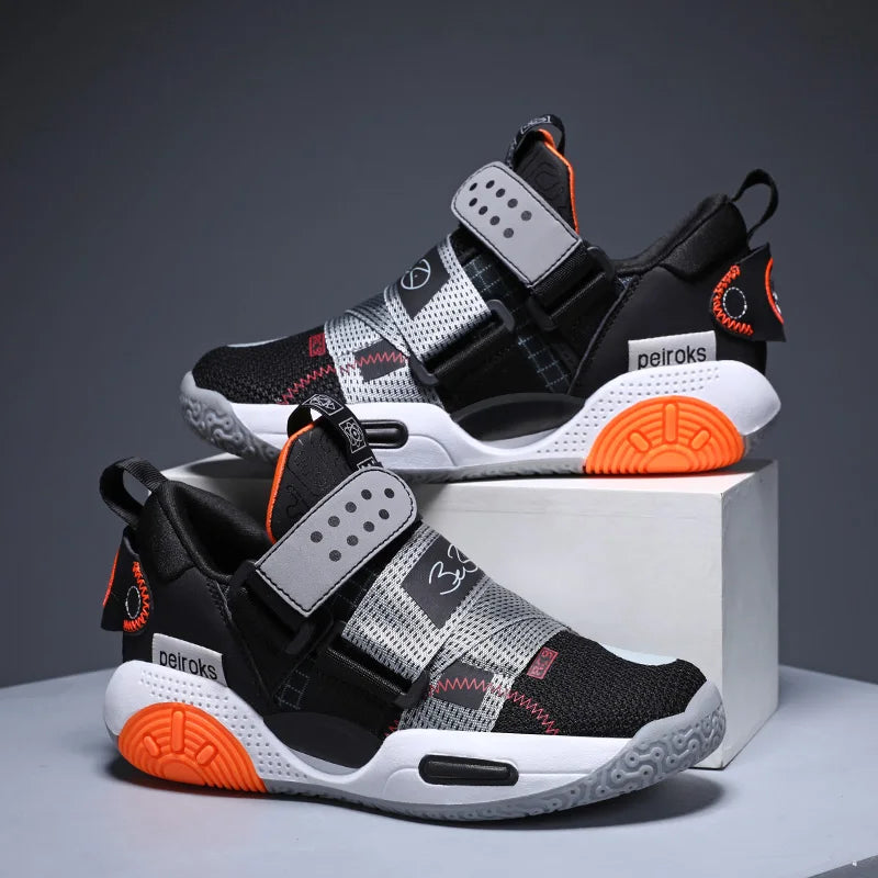 New Brand Children's Basketball Shoes For Boys Girls Non-slip Kids Sport Shoes Lightweight Outdoor Sneakers Trainers Footwear