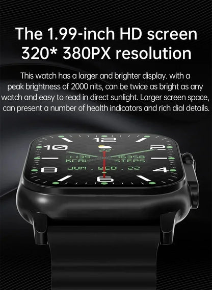 New Watch T800 Ultr 2 Smart Watch Men 49mm NFC Women GPS Track Bluetooth Call BT Music Games Wireless Charging Smartwatch