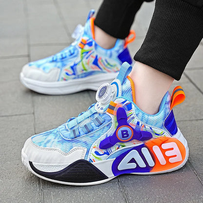 Children's Sports Shoes Flat Outdoor Sports Lightweight Casual Footwear Wear-resistant Comfortable Running Shoes for Kids