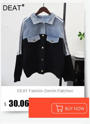 DEAT 2025 Winter New Items Imitation Colorful Long Coat For Women Faux Fur Suit Collar Long Sleeve Trench Jacket Female 11A05577