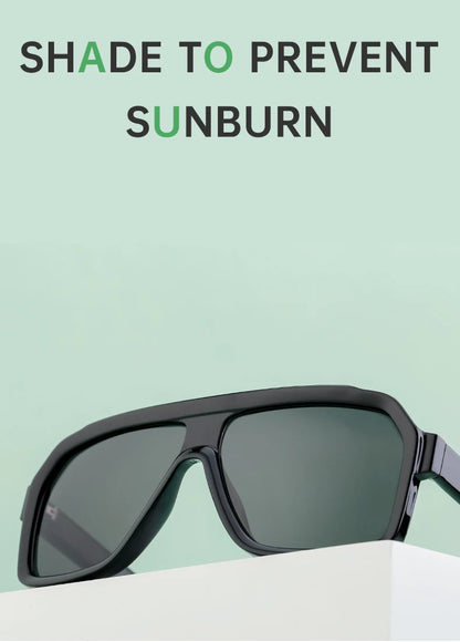 Classic Oversized Square Sunglasses Men 2024 Luxury Brand Trendy Metal Big Frame Goggles Eyewear Stylish Sun Glasses For Ladies