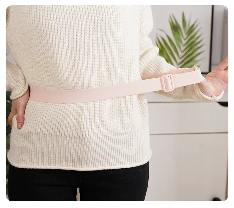 Menstrual Heating Pad Heated Massage Belt Menstrual Pain Relief Hot Compress Pad Abdominal Massage Period Warm Palace Belt