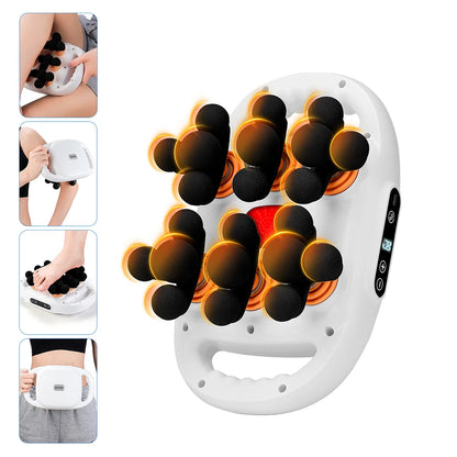 22-Head Fascia Gun High-Frequency Vibration Body Massage Gun Back and Waist Massager Neck Shoulder Massager Muscle masajeador