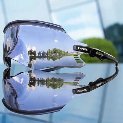 Kapvoe Cycling Sunglasses UV400 Protect Men Bike Sunglasses MTB Eyewear Outdoor Sport Goggles Bike Glasses Oculos De Ciclismo